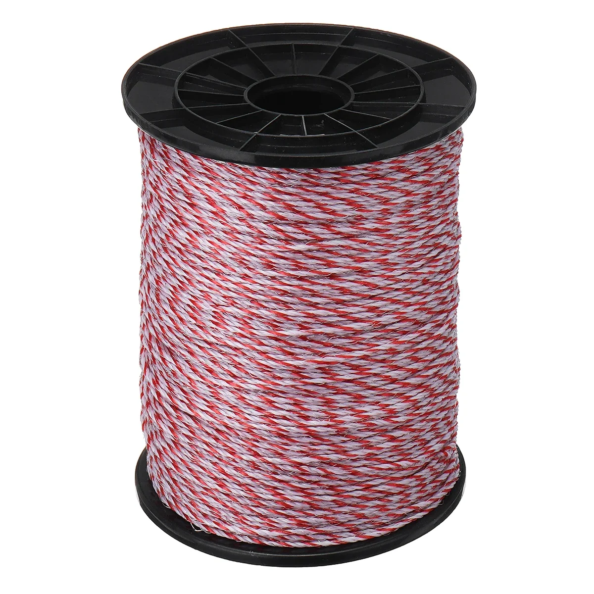 500M Roll Electric Fence Rope Red White Polywire with Steel Poly Rope for Horse Animal Fencing Ultra Low Resistance Wire