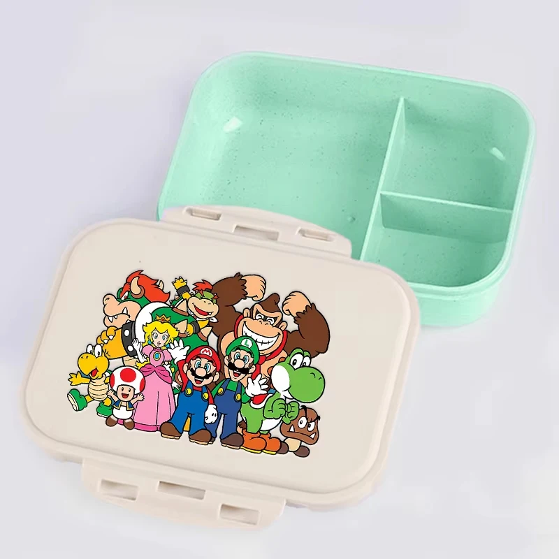 

Ланч-бокс для школьников Game Super Marios: Луиджи, Принцесса Пич. Бенто-бокс для мальчиков и девочек, контейнер для еды на дом, для пикника на природе, коробка для фруктов.