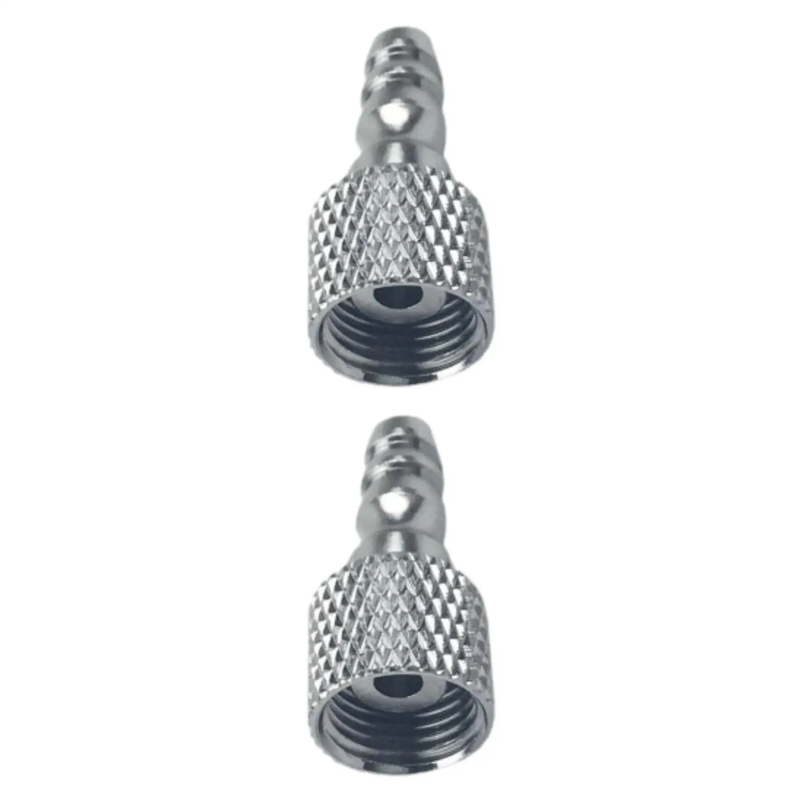 2x Airbrush Hose Adapters for 6x4mm Air Tube Accessories for Model Coloring