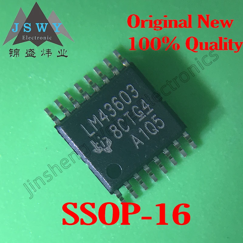 

(5/50 pieces) LM43603PWPR code LM43603 TSSOP-16 original authentic DC-DC power chip spot delivery fast Free shipping