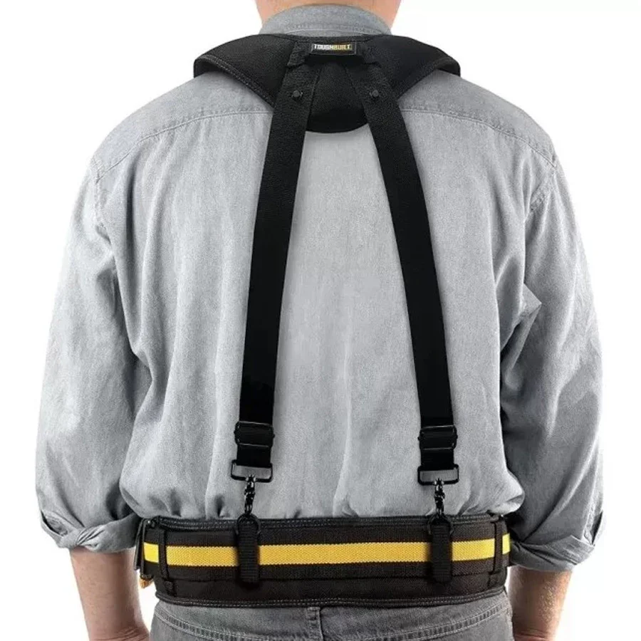 TOUGHBUILT TB-CT-51G Outdoor Tool Belt Comfortable Durable Duty Belt  Foam Shoulder Padder Suspenders for Work Belt Toughbuilt