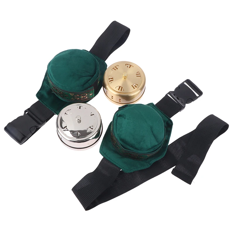 Brass Copper Box Smokeless Moxibustion Bag hierbas medicinales Burner Moxa Therapy Body Acupoint Meridian Warm Massage