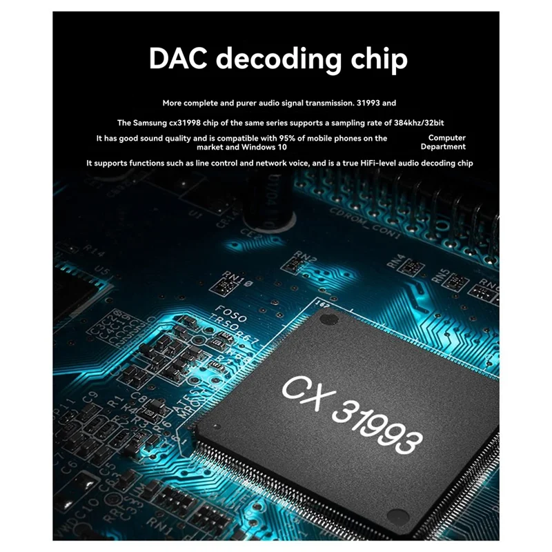 -ABAB Decoding Amplifier Type-C To 3.5Mm JM6 Pro Portable Digital Audio Hifi Mobile Headset