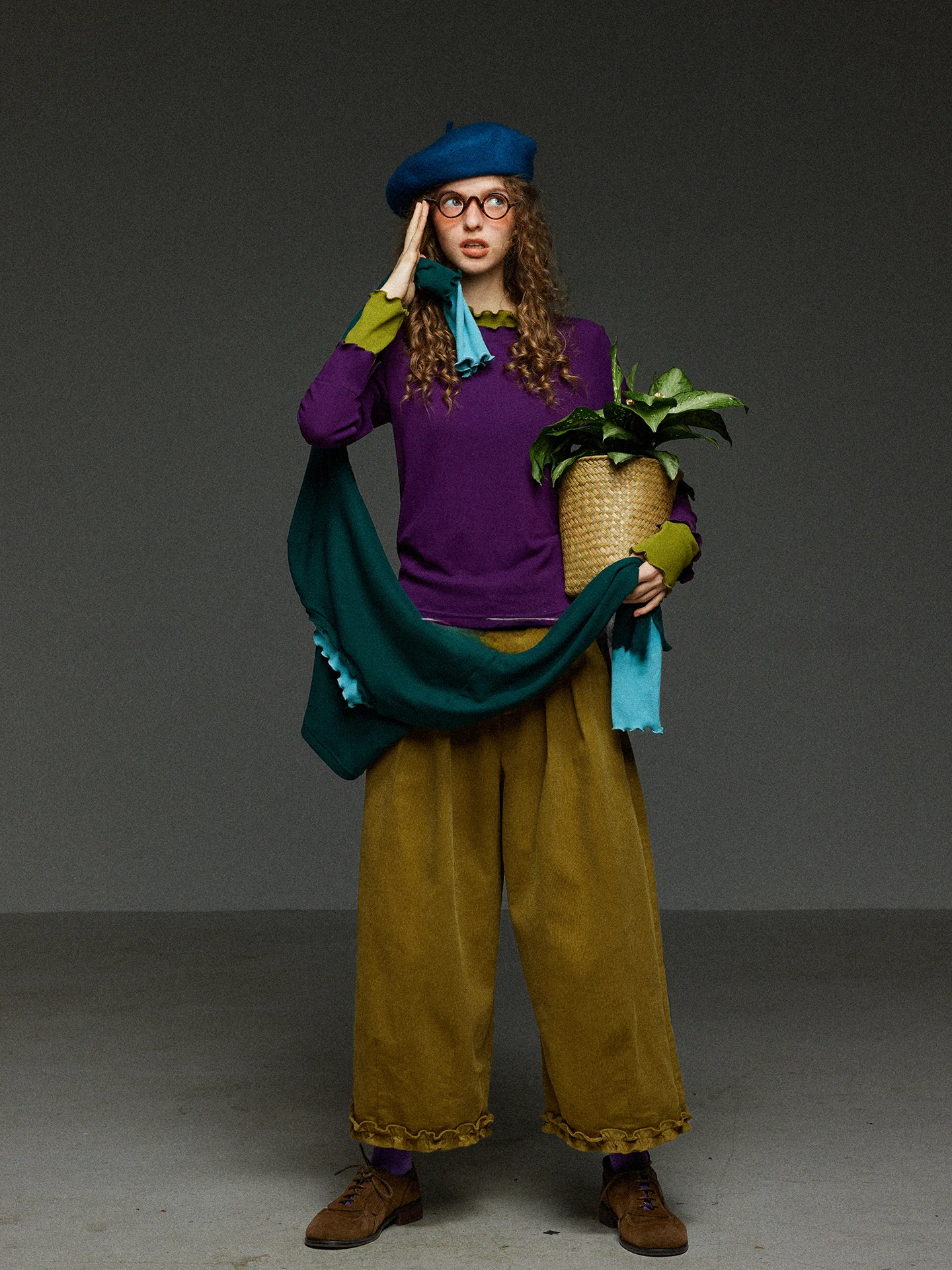 

Женская приталенная футболка TNIT в стиле ретро с цветными блоками, длинным рукавом и высоким воротником, утепленная, для весеннего повседневного образа