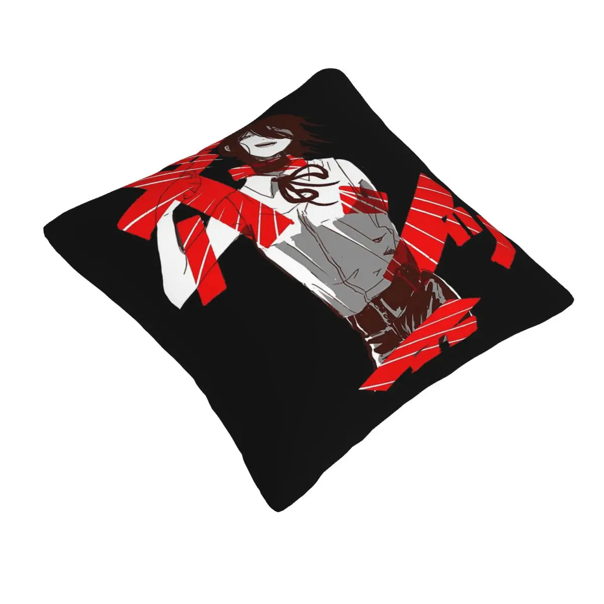 Anime Chainsaw Man Reze Square Pillowcase Pillow Cover Cushion Decor Comfort Throw Pillow for Home Sofa