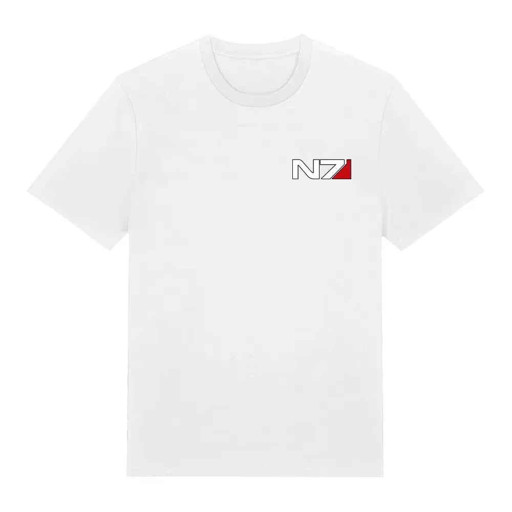 Game Mass Effect N7 Graphic Unisex 100%cotton T-shirt 2026 Summer New Popular Men's Women's Y2k Oversize Fashion Casual Shirt