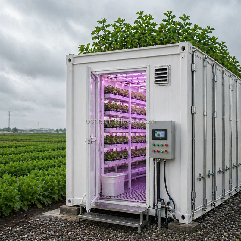Urban Farming Hydroponics - Automatic Hydroponic Vegetable Container Farm for