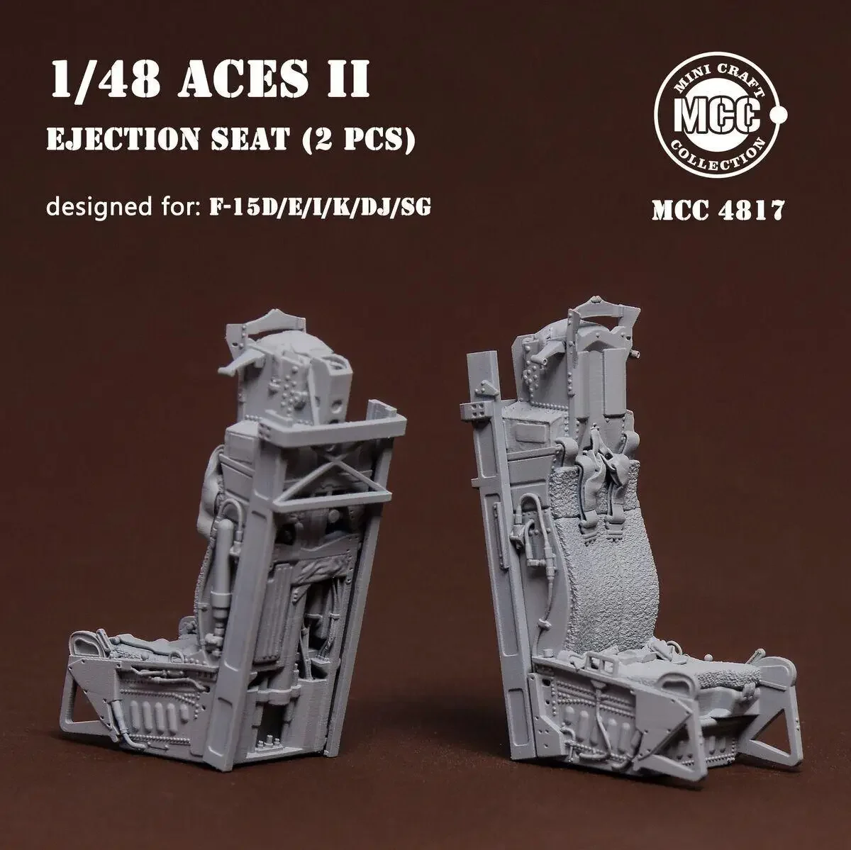 MCC 4817 1/48 ACES II 배출 시트, F-15D, E, I, K, DJ, SG, 3D 인쇄 부품, 2 개