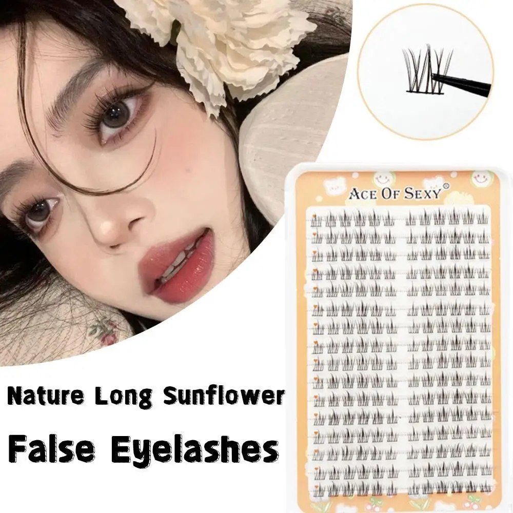 32 rangées/384 grappes segmentées sans colle faux cils grande capacité cils paresseux Extension de cils individuelle outils de maquillage