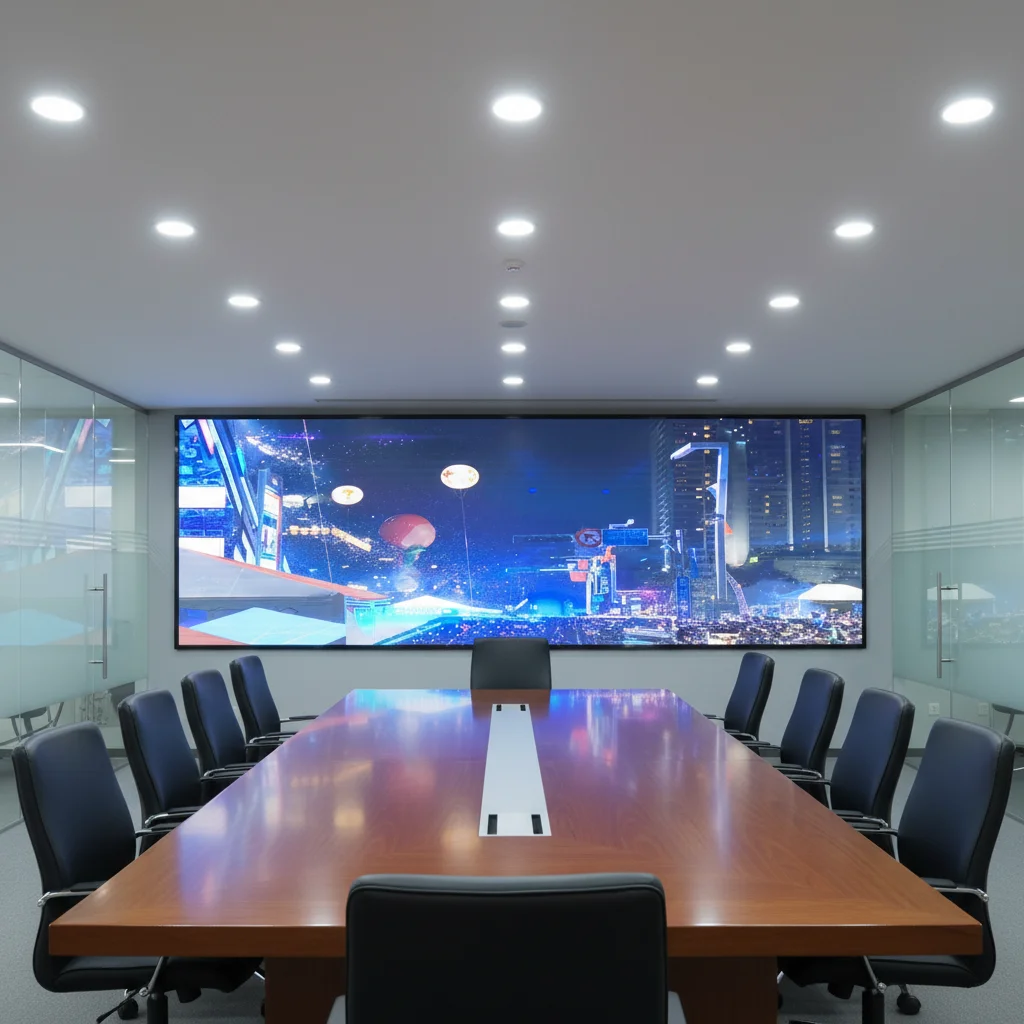 Advanced P1.56mm Indoor 4K LED Display High Definition Fixed Video Wall for Advertising Education Wayfinding Elevator Use
