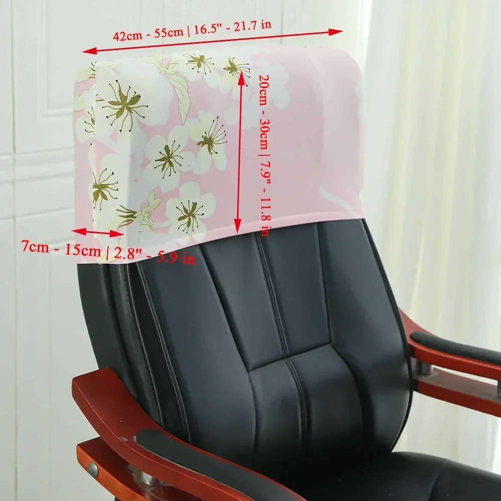 Elastic Office Chair Backrest Cover Head Pillow Protector Backrest Slipcover Dust-proof Chair Back Covers 의자 Head Cover Durable