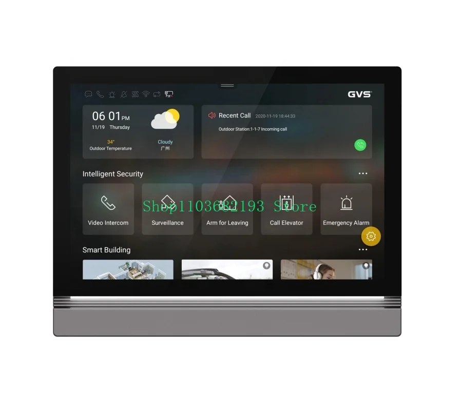 

GVS Z10 Android video door phone with KNX EIB smart home automation system Smart Server Home Server Control Panel Video