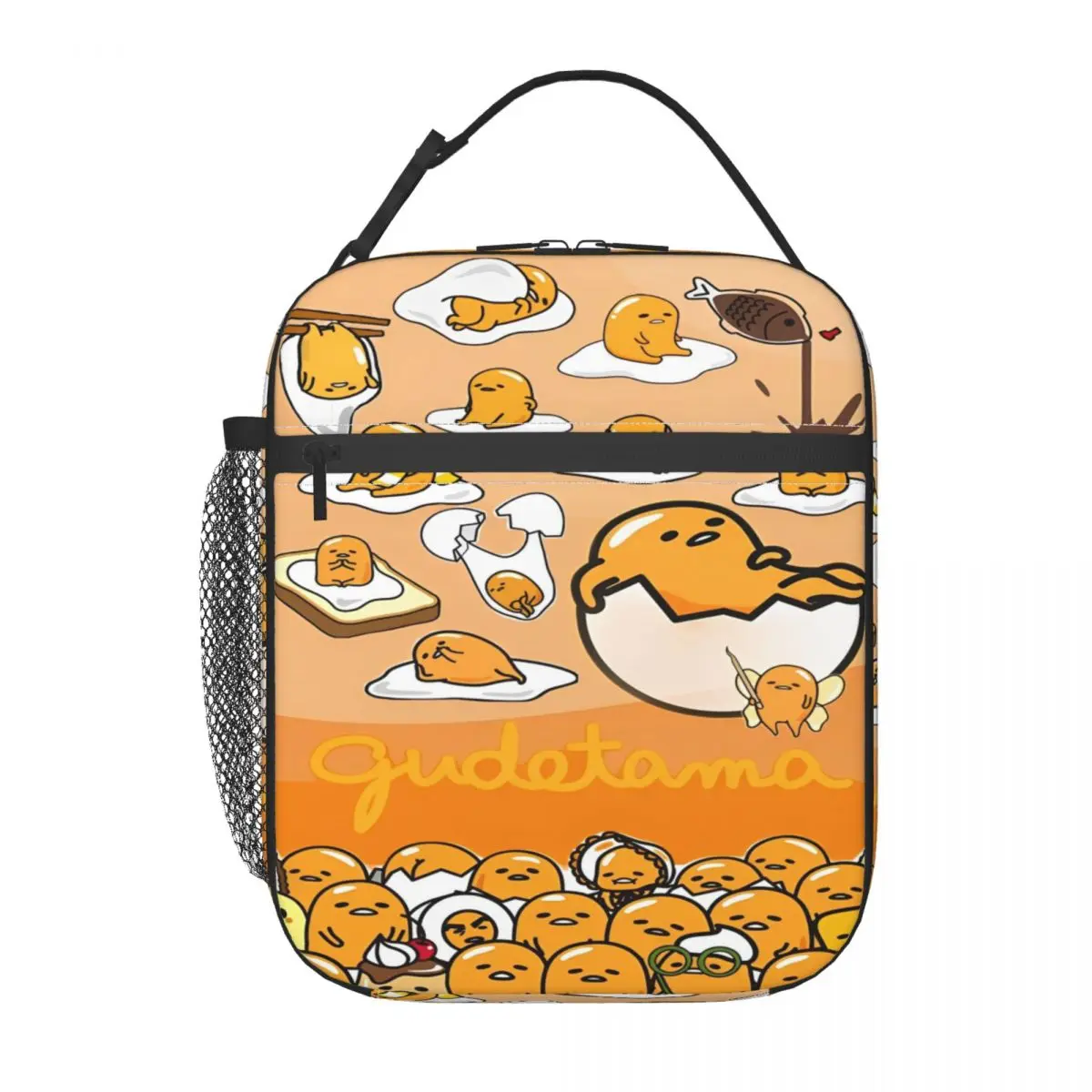 

Lunch Box Gudetama Cartoon Eggs Merch Lunch Container INS Trendy Cooler Thermal Lunch Box For School