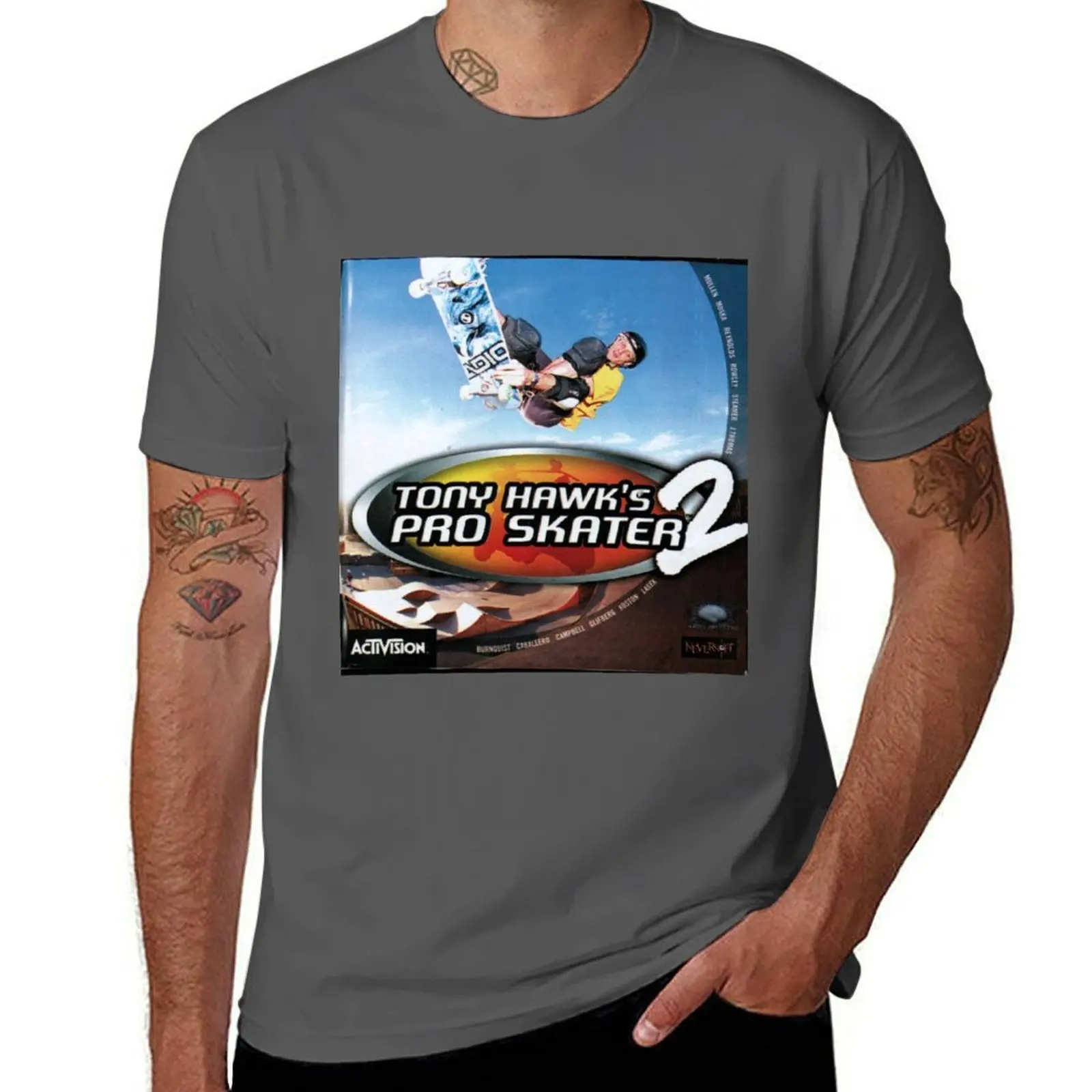 

Tony Hawk Pro Skater 2 T-Shirt cotton tshirt 100% t shirts cotton 100% T-Shirt