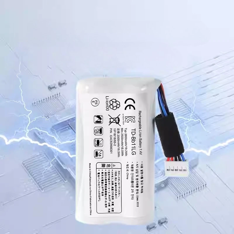 جديد TD-Bb11LG 7.4V 2600mAh ل LG PK5 TD-Bb11LG NP7550 /P7 A1240070100 A1240230100 1544-7777 سمّاعات بلوتوث البطارية #3