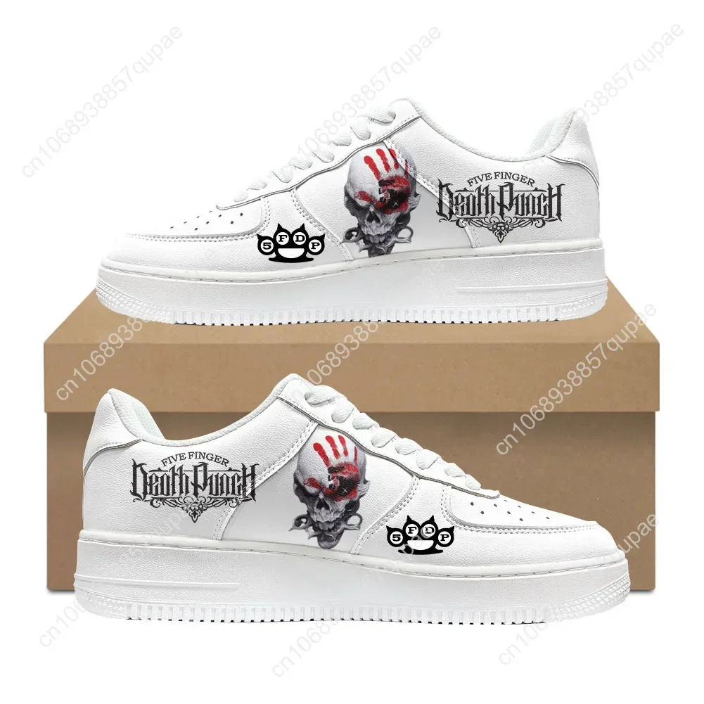 Five Finger Death Punch Band Shoes AF Basketball Mens Womens Running Sports Flats Force Sneakers Lace Up Mesh Custom Shoe