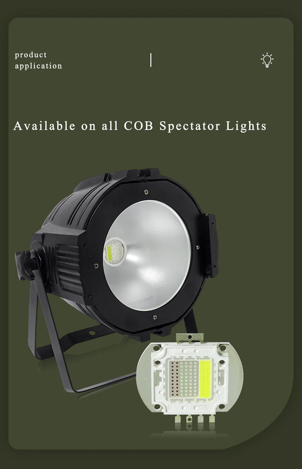 High Power 100 W 200 W RGBW 4 in 1 LED COB Perlen Chip Für 100 COB Publikum Licht Flutlicht Lampen LED COB Chips Bühne Licht – Detail 5