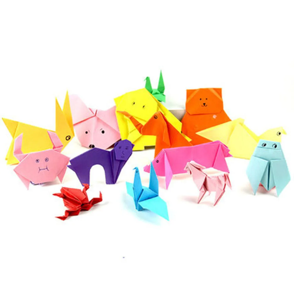 5200 Stück 5 x 5 cm bunte Faltpapier-Abziehbilder für Kinder, Kindergarten, Handarbeit, DIY-Spiel, umweltfreundliches Briefpapier