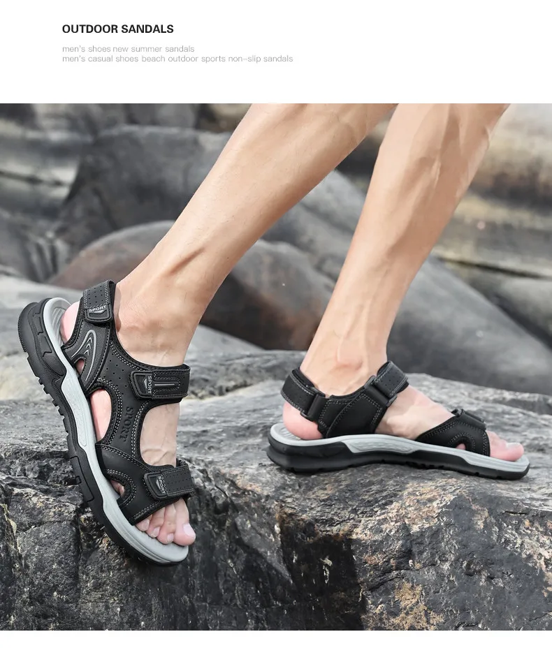Sommer Herren-Sandalen Lässige Bequeme Sandalen 2025 Neue Designer-Sneaker Leichte Outdoor-Sandalen Strandsandalen Herrenschuhe – Detail 14