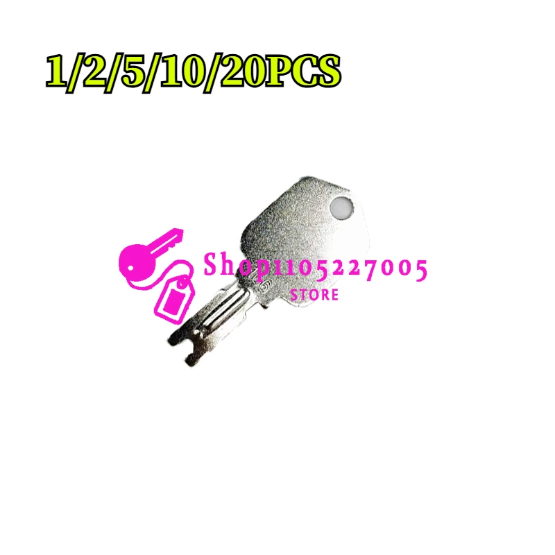 Heavy Duty Equipment Keys For Excavator Backhoe Starter A214062 5133504  For 1/2/5/10/20PCS For 166 186304 Forklift Key