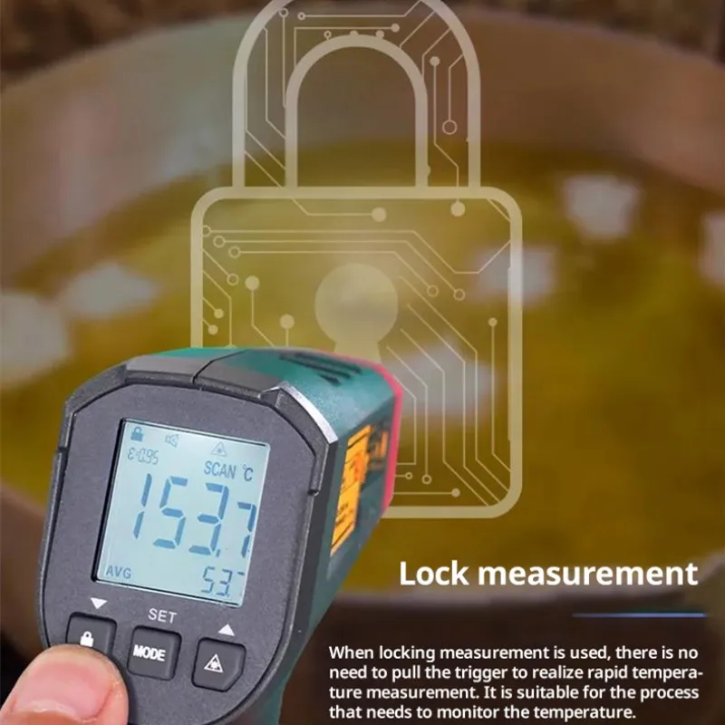 UNI-T UT306S UT306C Digital Thermometer Laser Non Contact Household Industrial Temperature Gun Professional Temperature Meter