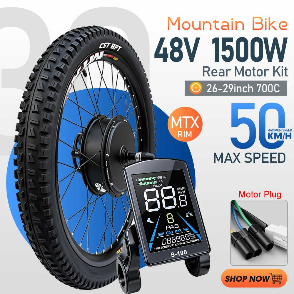 Kit de conversión para bicicle - Ebike Conversion Kit 72V 3000W reseña y precio