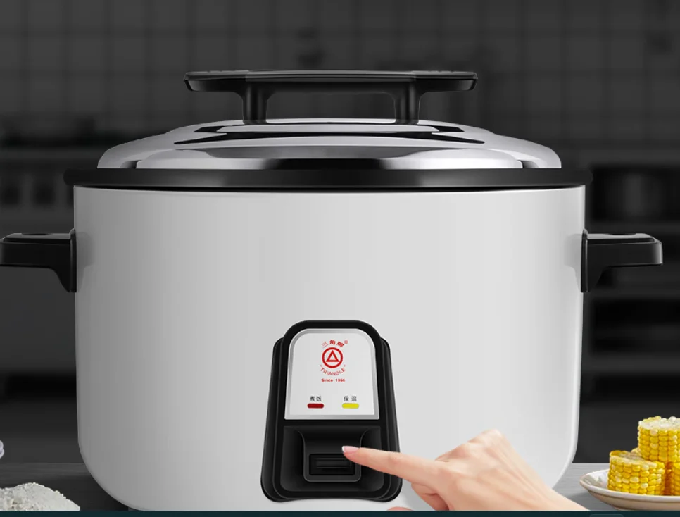 Triangle Large Capacity Rice Cooker Canteen Commercial Large Rice Cooker Restaurant 10L BIG 230V
