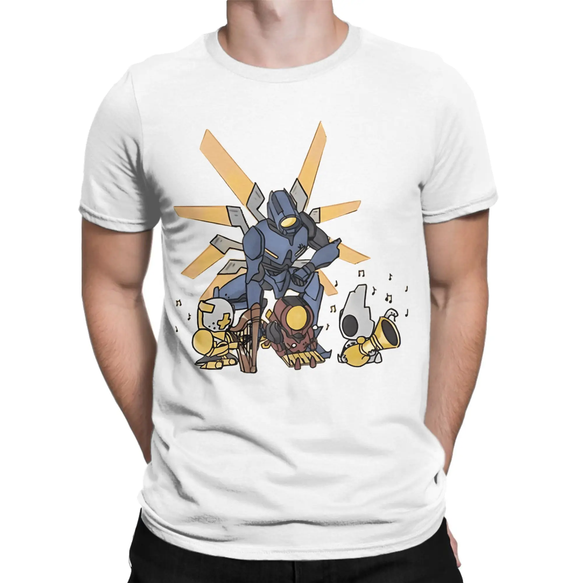 خمر تي شيرت الصيف Ultrakill الجدة تي شيرت القطن تي شيرت للرجال Y2K مضحك طباعة ملابس قصيرة الأكمام