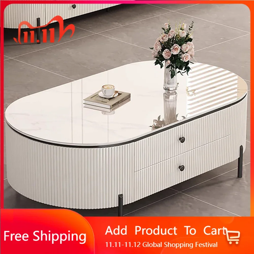 

Модные декоративные журнальные столики, роскошный дешевый декор, металлические минималистичные журнальные столики, уникальная овальная современная уникальная мебель Couchtisch