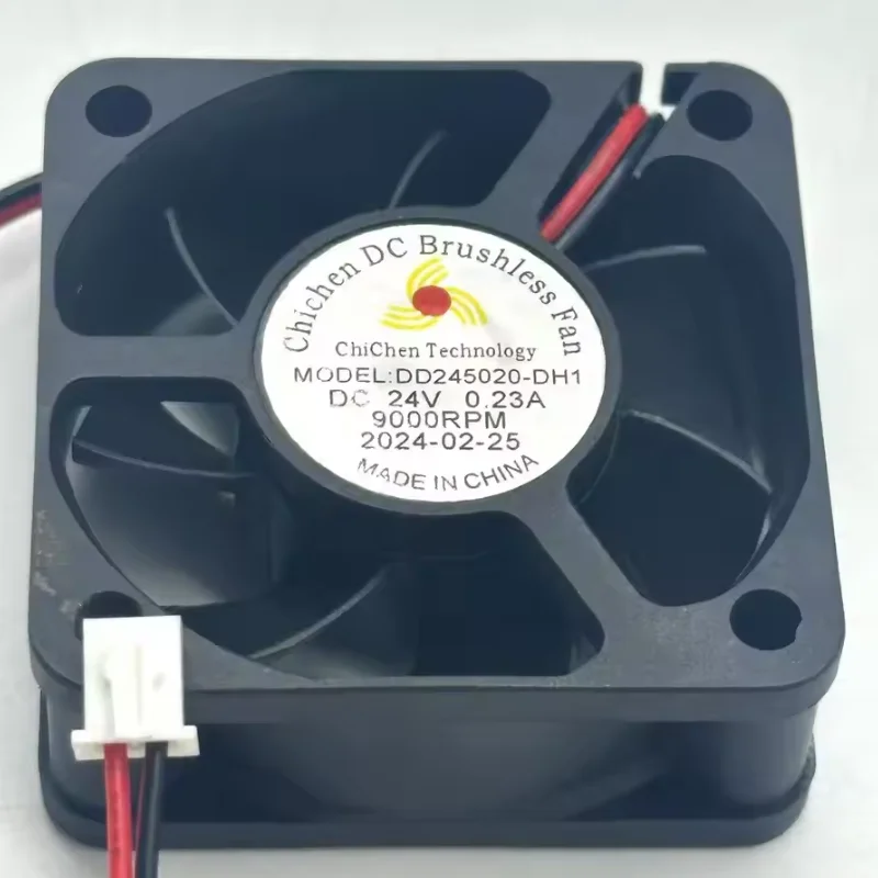 ChiChen DD245020-DH1 DC 24V 0.23A 50x50x20mm 2-Wire Server Cooling Fan