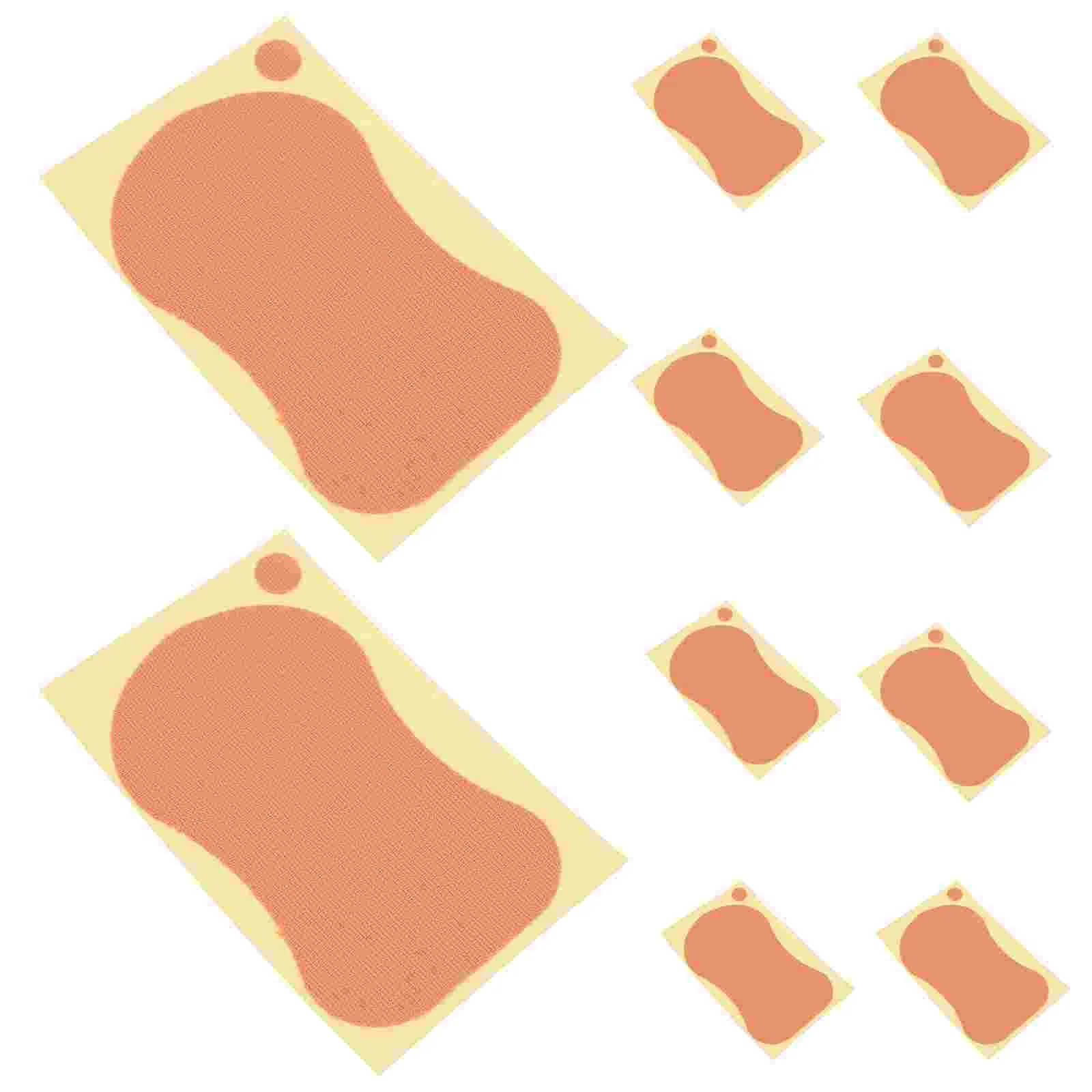 

10 Pcs Nail Stickers Deodorants Anti-perspiration Patches Sweat Pads Antiperspirant Absorbent