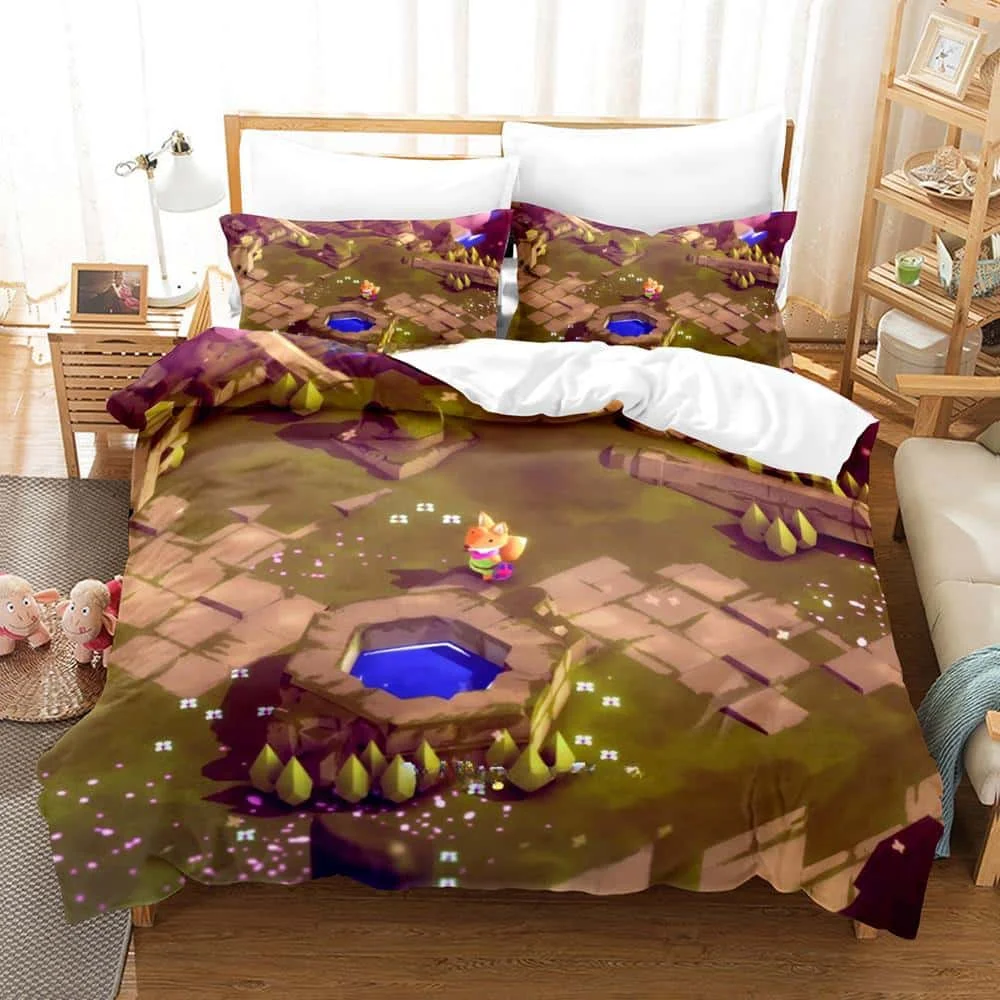

New 3D Printed Tunic Game Bedding Set Single Twin Full Queen King Size Bed Set Adult Kid Bedroom Duvet cover Sets Home Textiles