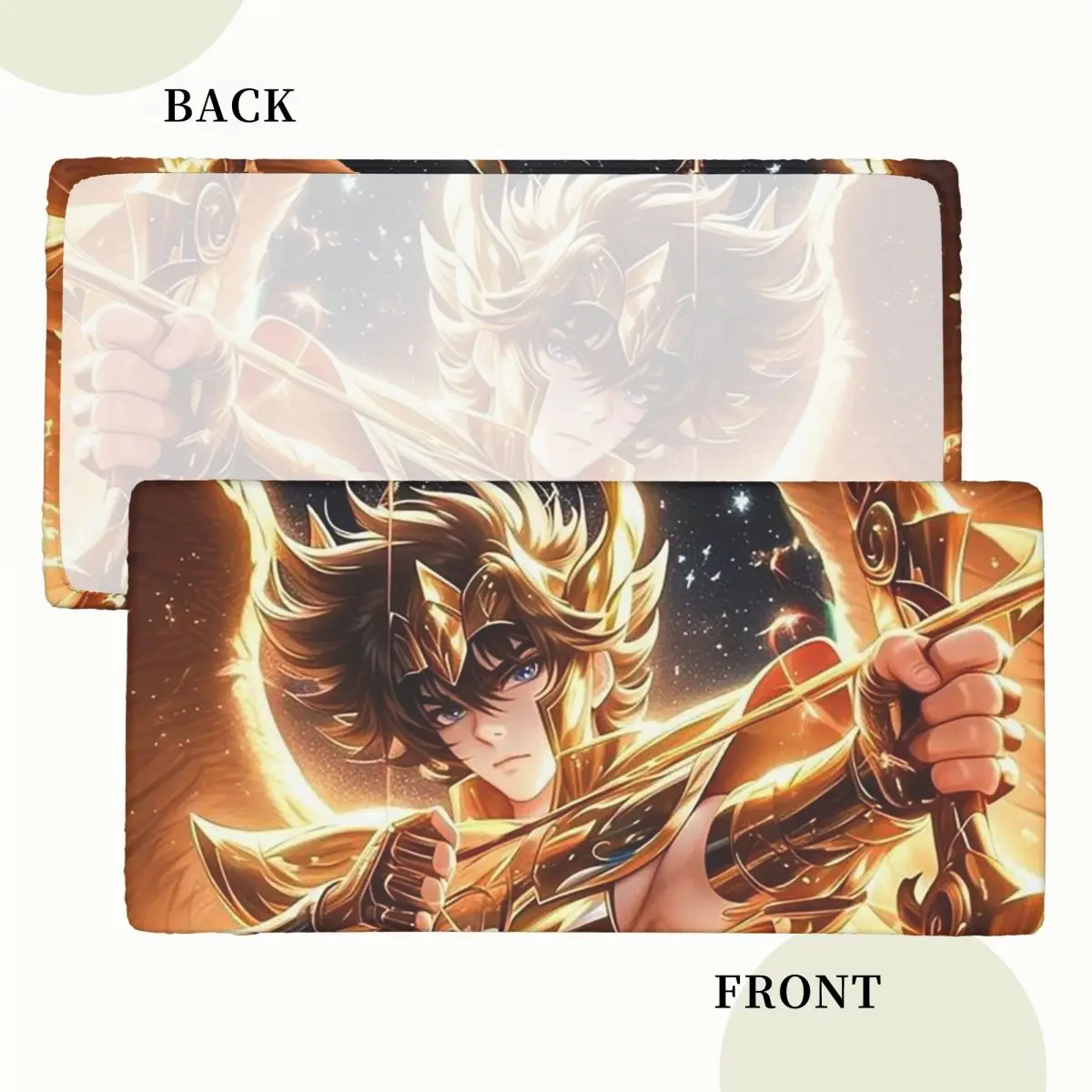 Knights Of The Zodiac Custom Rectangular Tablecloth Waterproof Table Cover for Dining Events Table Cloth