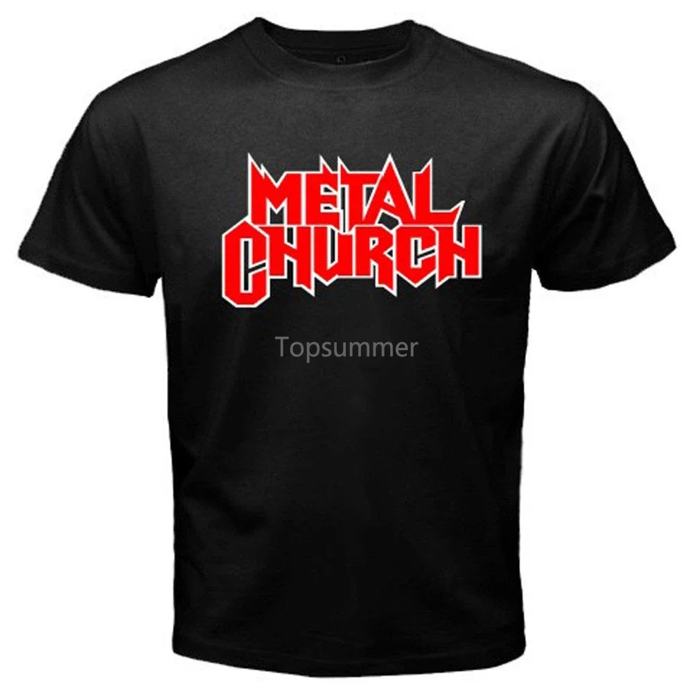 New Metal Church Heavy Metal *Metallica Overkill Men'S Black T-Shirt Size S-3Xl 2018 New Men'S T Shirt