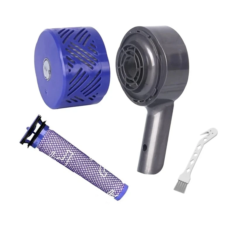 พลาสติกมอเตอร์ด้านหลังสําหรับ Dyson V6 DC58 DC59 DC61 DC62 DC74 มอเตอร์ด้านหลัง Hepa Filter เปลี่ยน