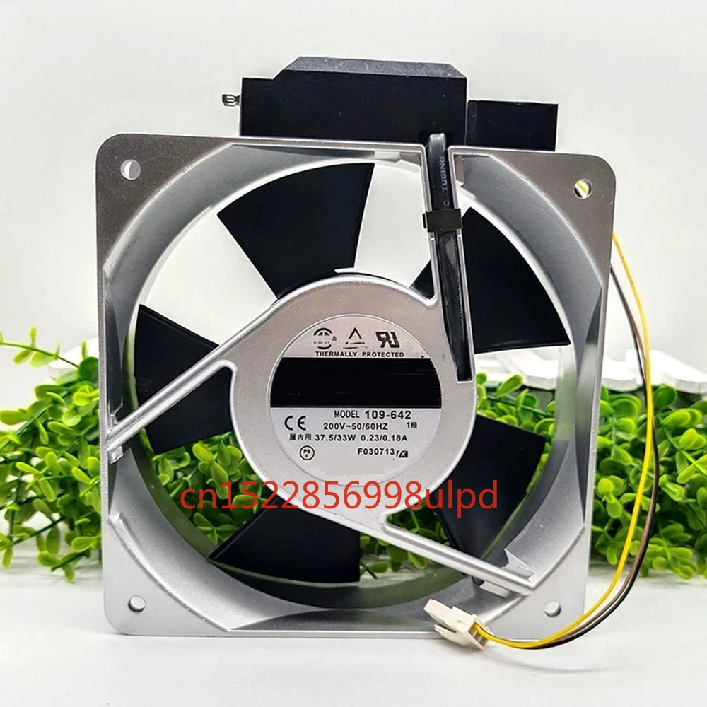 

New Cooling Fan 109-642 AC 200V 37.5/33W 0.23/0.18A 16cm 16050 160x160x50mm