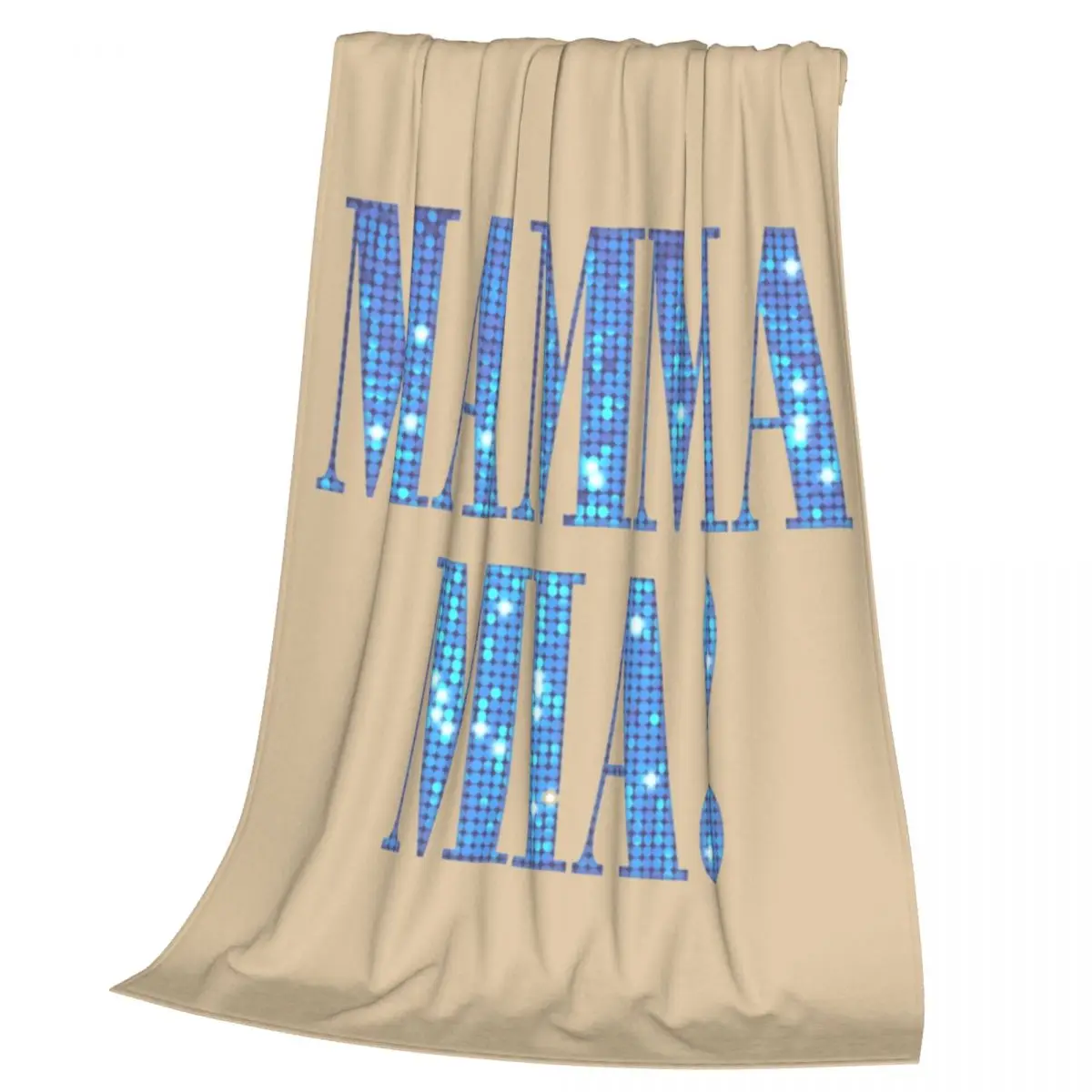 Mamma Mia -disco Blankets Soft Warm Flannel Throw Blanket Bedding for Bed Living room Picnic Travel Home Sofa