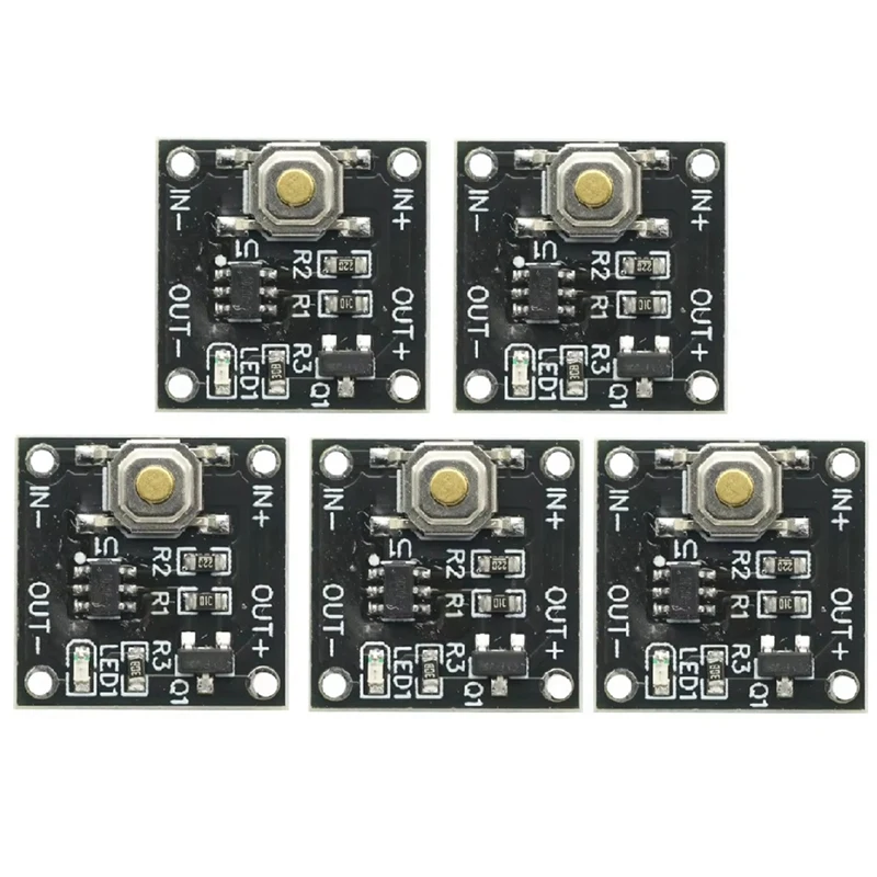 5pcs Single Bond Button Bistable Switch Module 2.2-5V 0.5uA Continuous Load 2A Low Power Micro One Key Switch