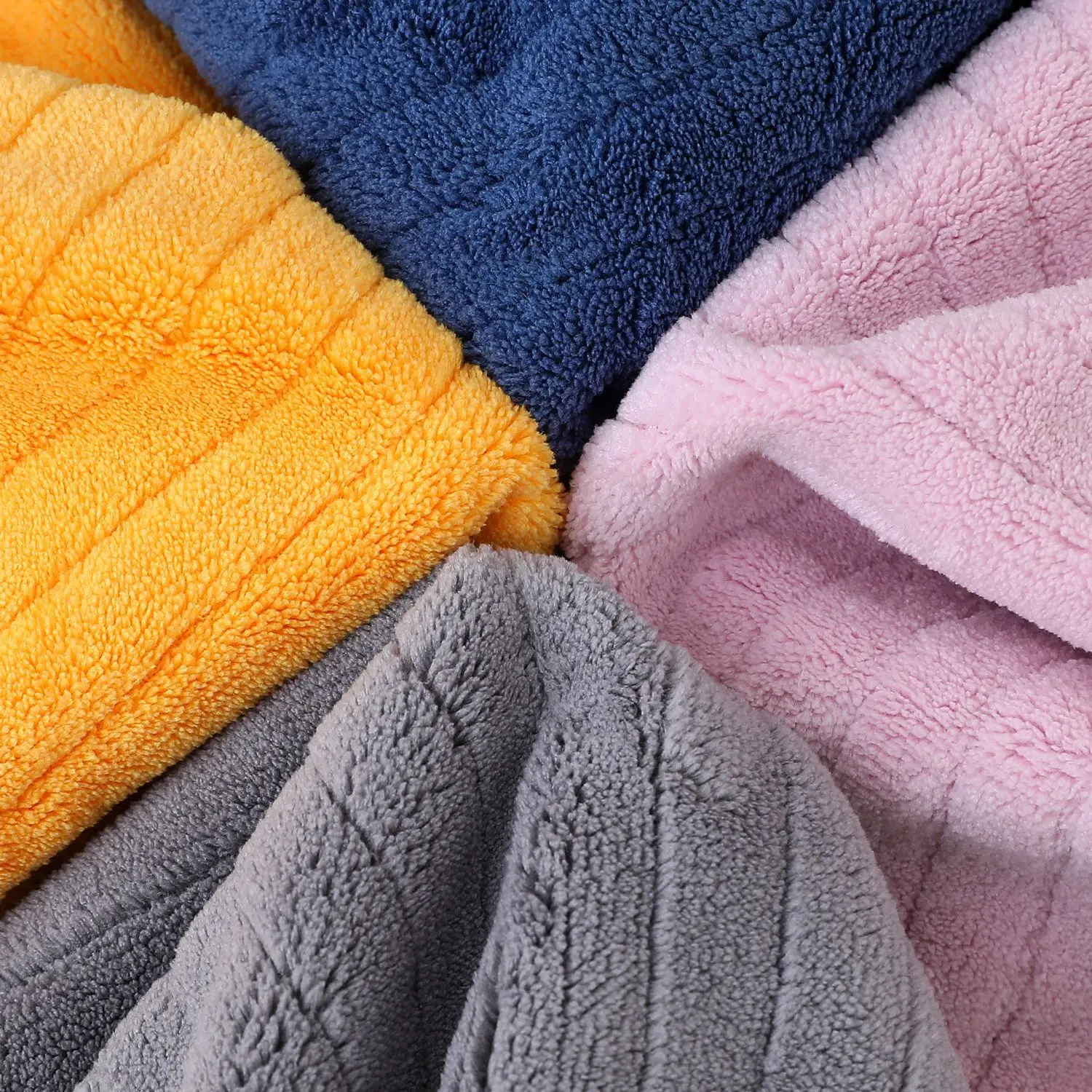 Hand towel small towel soft absorbent square towel hanging cute household handkerchief kitchen bathroom for boys and girls