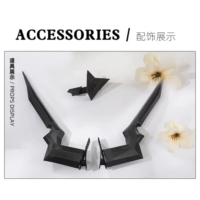 Игра Arknights Theresa Civilight Eterna Косплей Костюм Аниме Sarkaz Белое Платье Головные Уборы Парик Женский Хэллоуин Рождественский Костюм