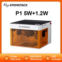 Atomstack P1 5W Mini Laser Engraver Portable Engraving Machine APP PC Offline Muti Operate Engraving Area 110x110mm DIY Logo 