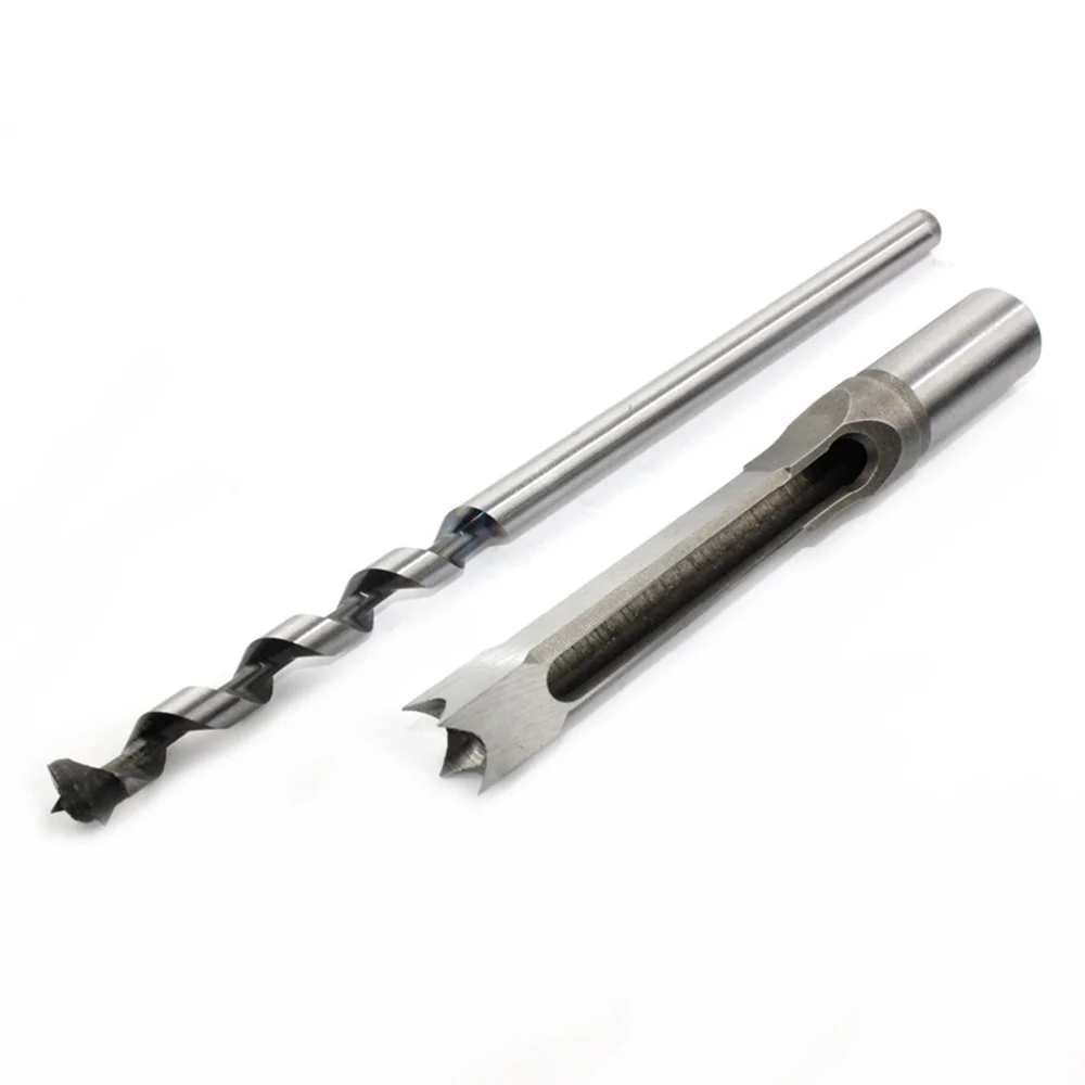 STONEGO Square Hole Drill Bit Auger Bit Steel Mortising Drilling Craving Woodworking Tools Power Tools 6.4 8.0 9.5 12.7mm