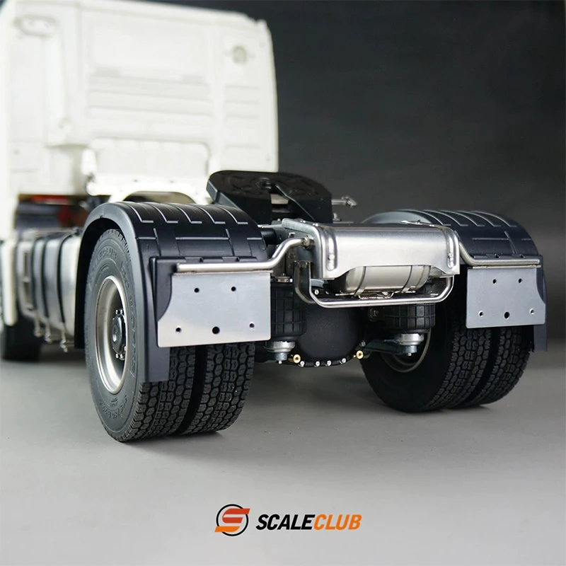 Scaleclub 1/14 Tamiya tractor truck 4x4 4X2 metal chassis remote control model toy truck modification