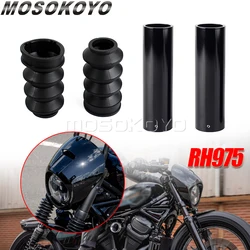 For Harley Nightster 975 RH975 2022 2023 Front Fork Gaiters Cover Motorcycle Boot Shock Dust NIGHTSTER975 RH 975 Accessories