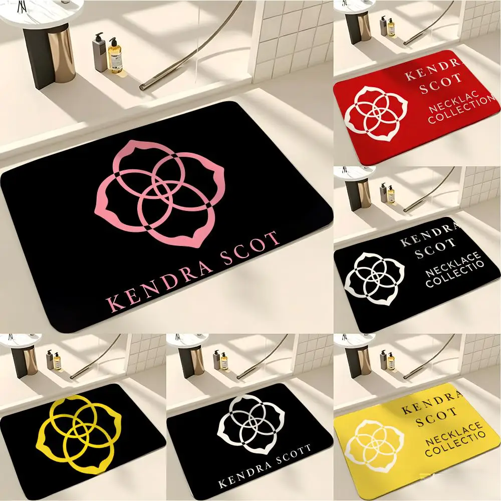 Luxurious and Comfortable Kendra Scot Floor Mat Absorbent Floor Mat Non-Slip Entrance Rug for Bathrooms Restrooms and Toilets