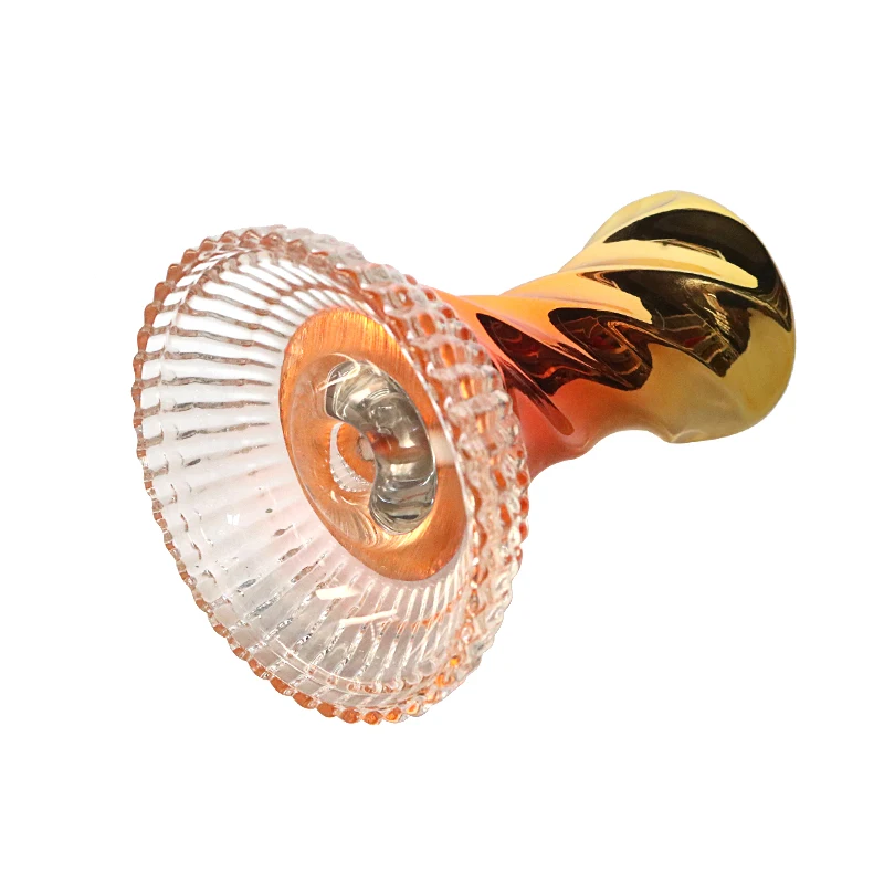 

Crystal Bowl Narguile Chicha Cachimbas Phunnel Colorful Bowl Tobacco Single Hole Shisha Smoking Accessories Gadget Tools