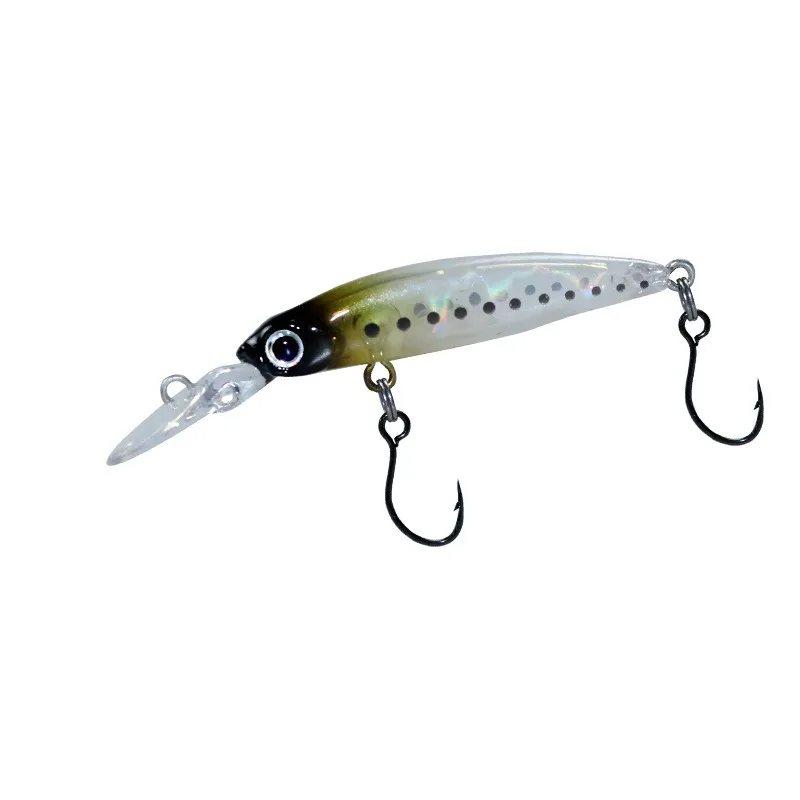 Mukun 1 قطعة 4 سنتيمتر/1.8 جرام بطيئة غرق أسماك الصيد السحر المتذبذب الطعم الاصطناعي باس الطعم السلع لصيد الأسماك