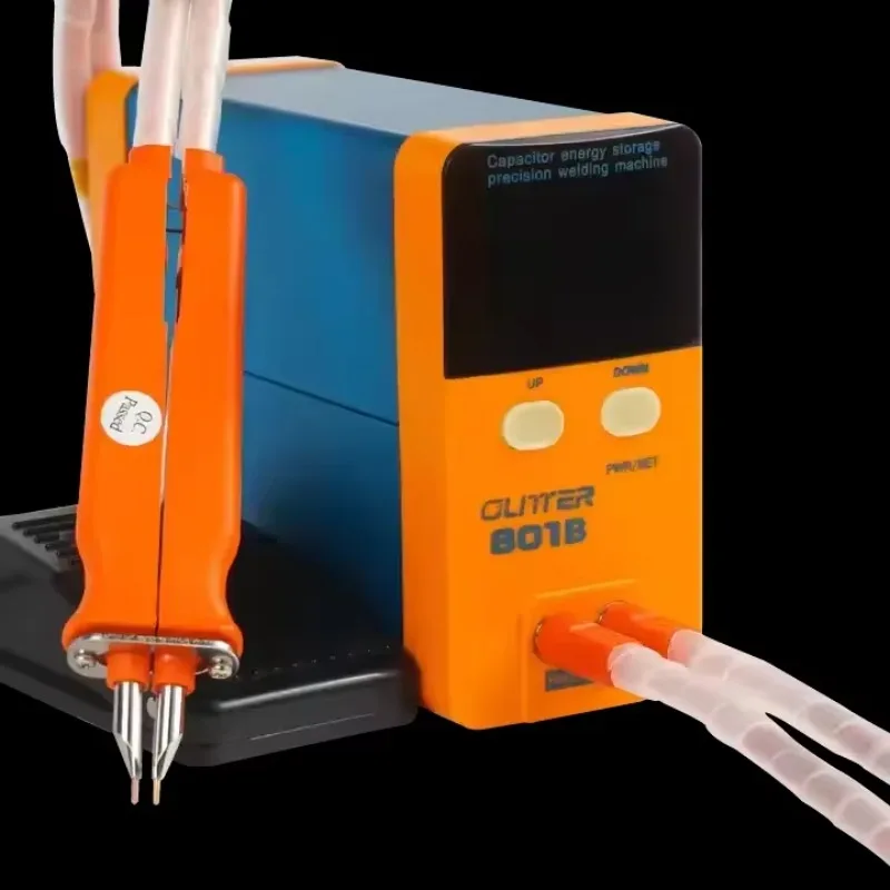 

NEW 801B 11.6KW Glitter Spot Welder with 73SA Fixed Spot Welding Head and 70B Pen 0.05-0.3mm Battery Pack Testers Included