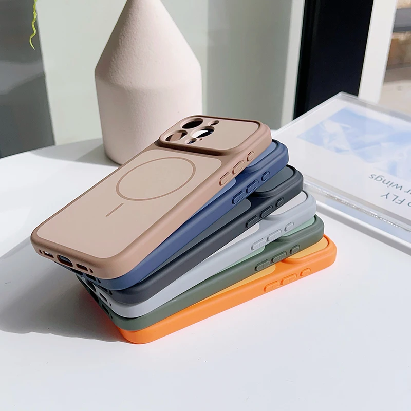 Portable And Minimalist Wireless Charging Phone Case For IPhone 17 Pro Max 13 14 15 16 Anti Drop And Shock-Absorbing Protective view 5