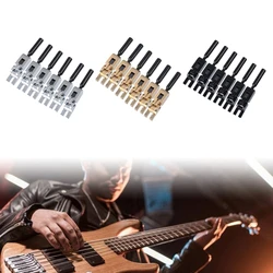 Floyd Rose Saddles, Tremolo Parts, 6Pcs Roller Bridge Tremolo Saddles, Guitar Bridge Tremolo Saddles Replacements Set